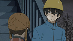 Haru is Tomoya...he's started working for an electricity company for the person he loves.